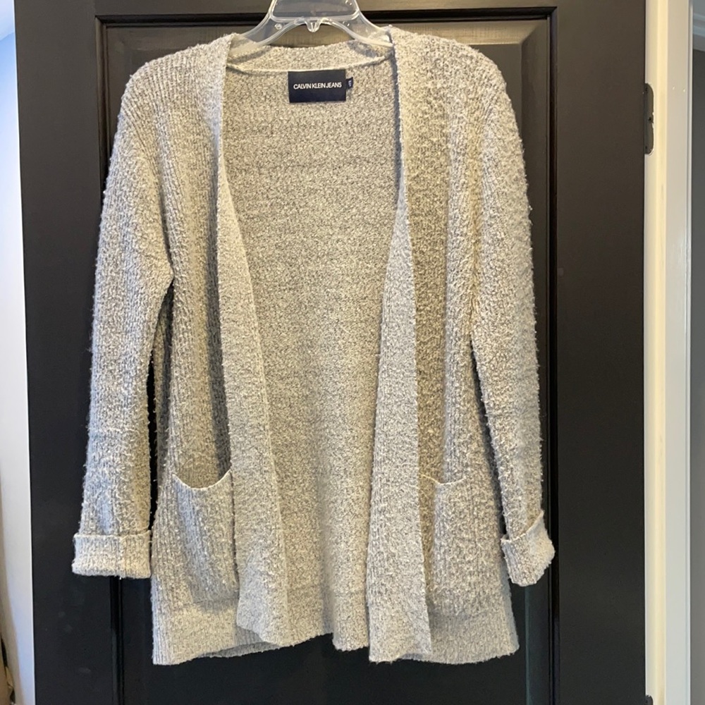Cozy Grey Calvin Klein Cardigan | Size S